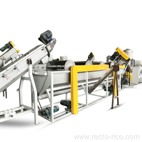 PET Flakes washing recycle granulation line